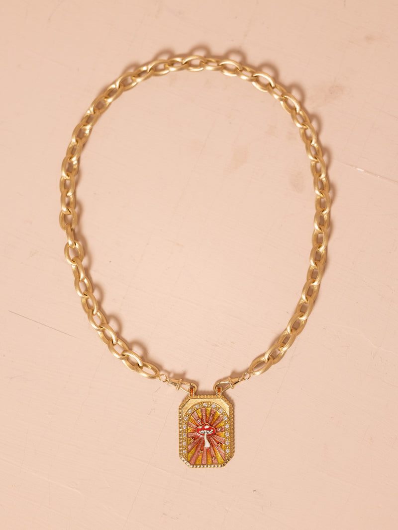 42cm Yellow Gold Rosa Coco Chain