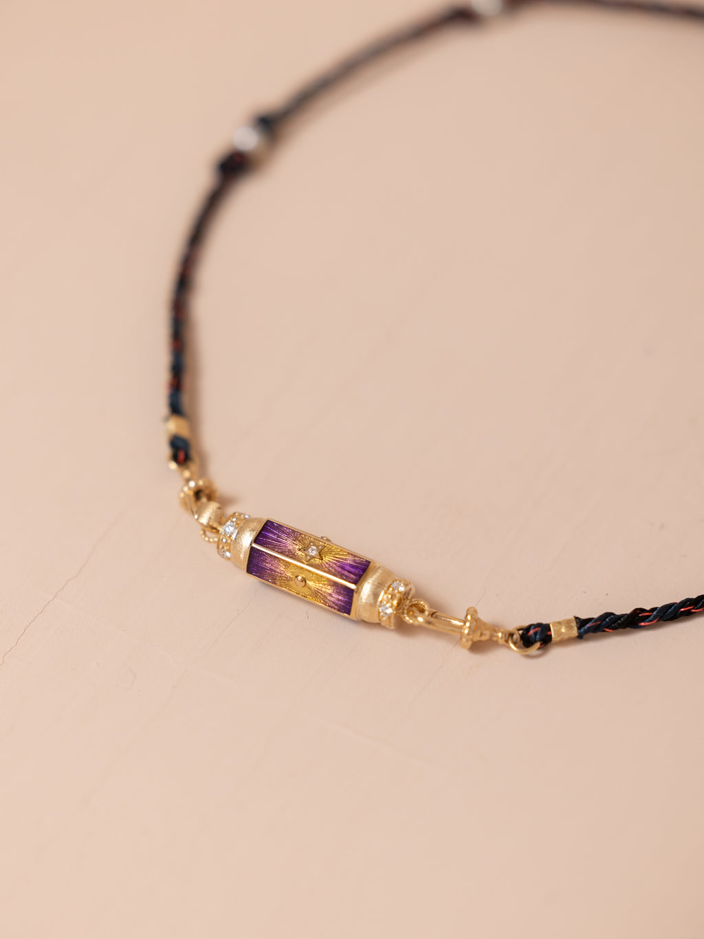 Purple Baby Locket Necklace