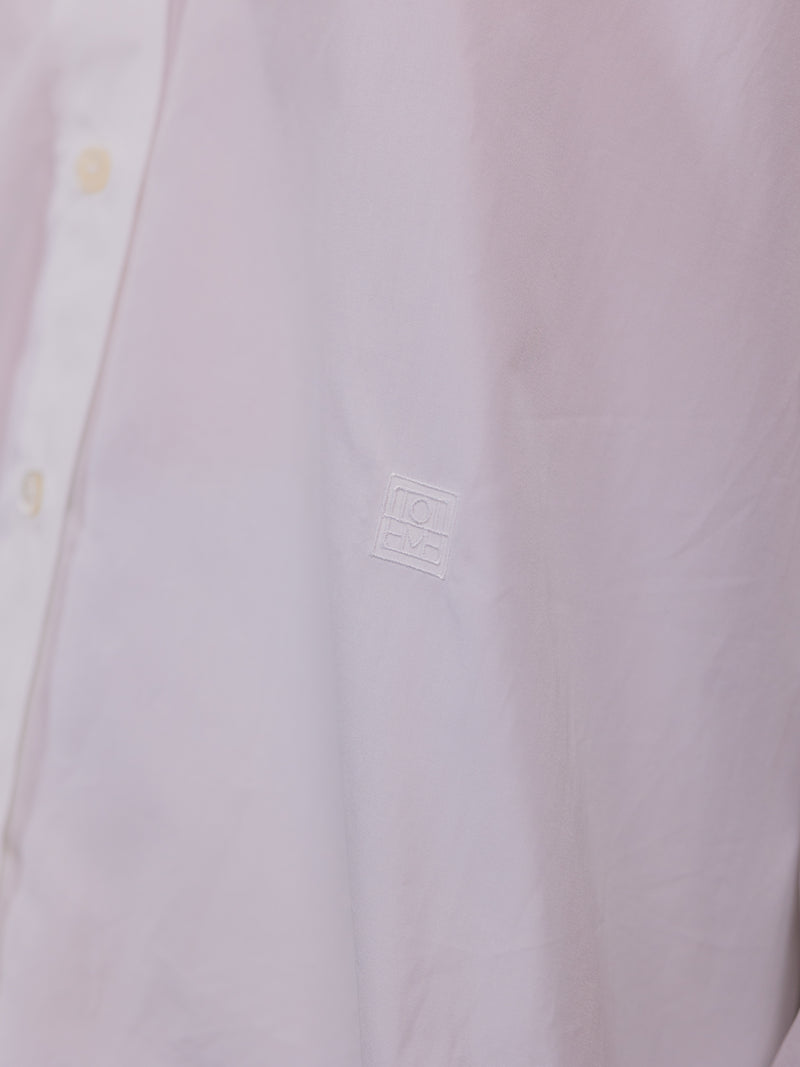 Signature Cotton Shirt in White