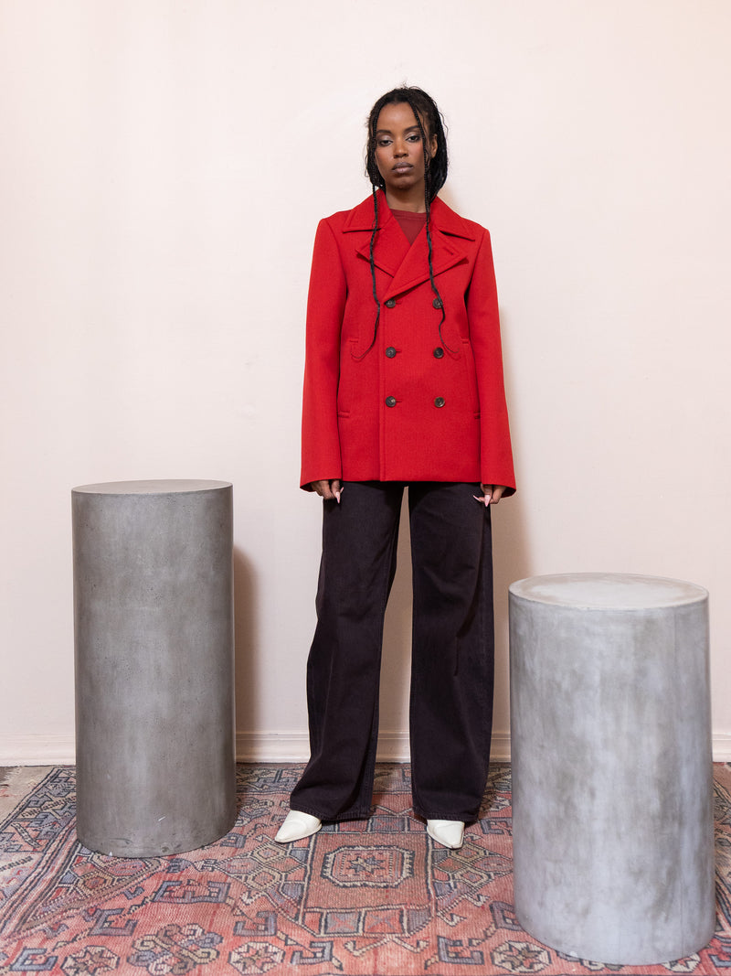 Twisted Double Cloth P-Coat – PILOT / POWELL