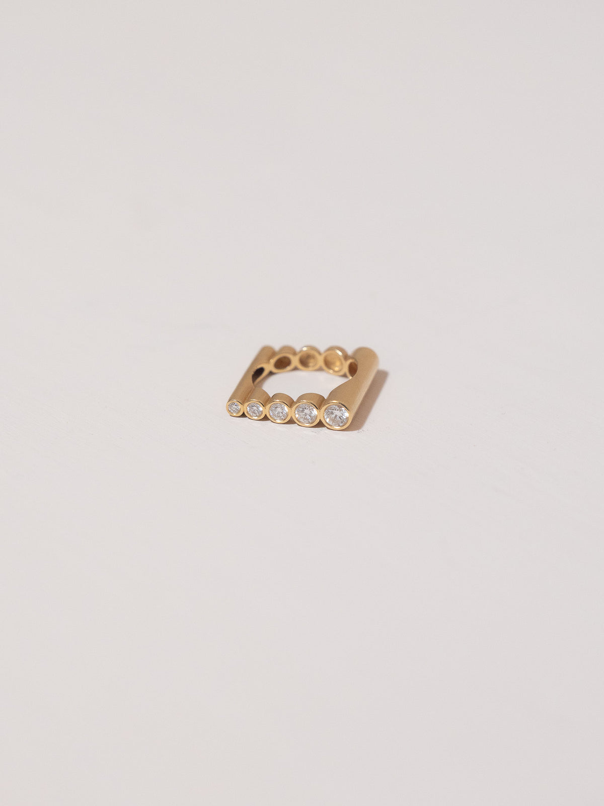 Snorkel Ring with Diamonds
