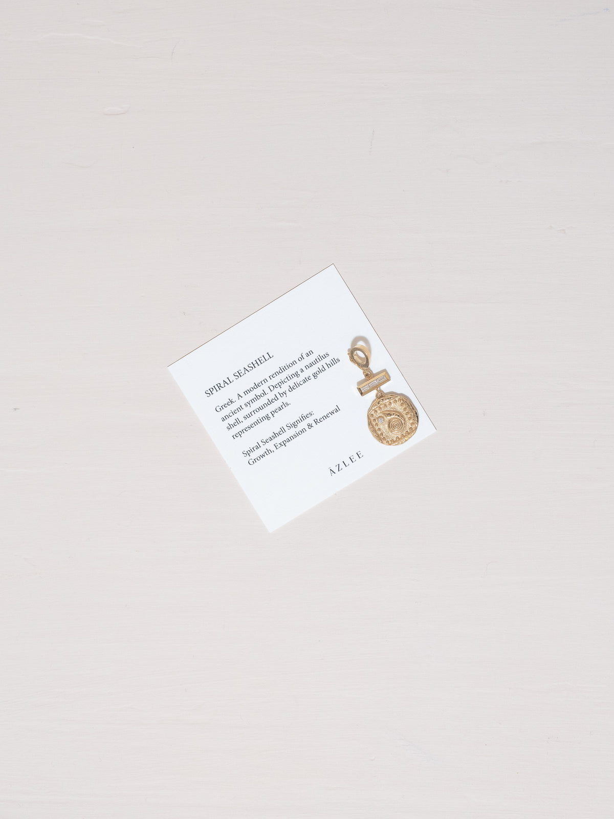 Spiral Seashell Charm