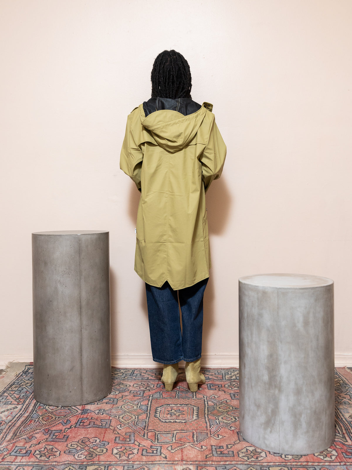 Long Jacket in Khaki