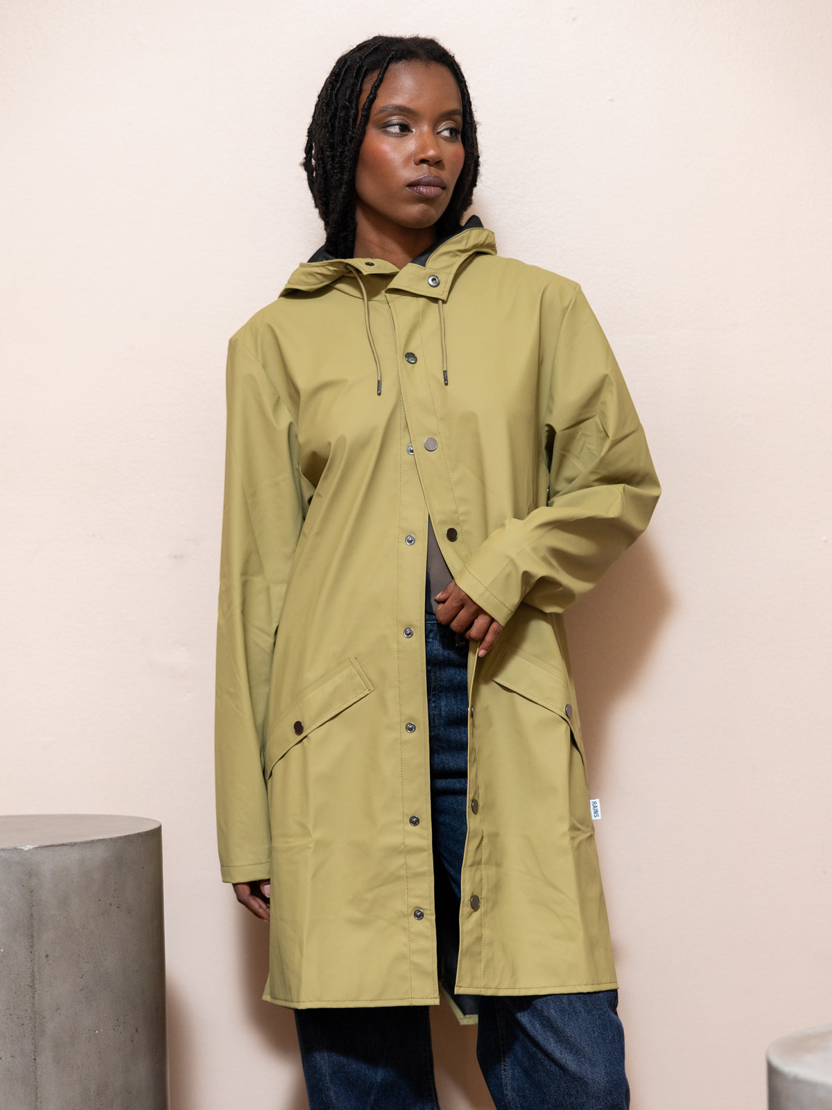 Long Jacket in Khaki