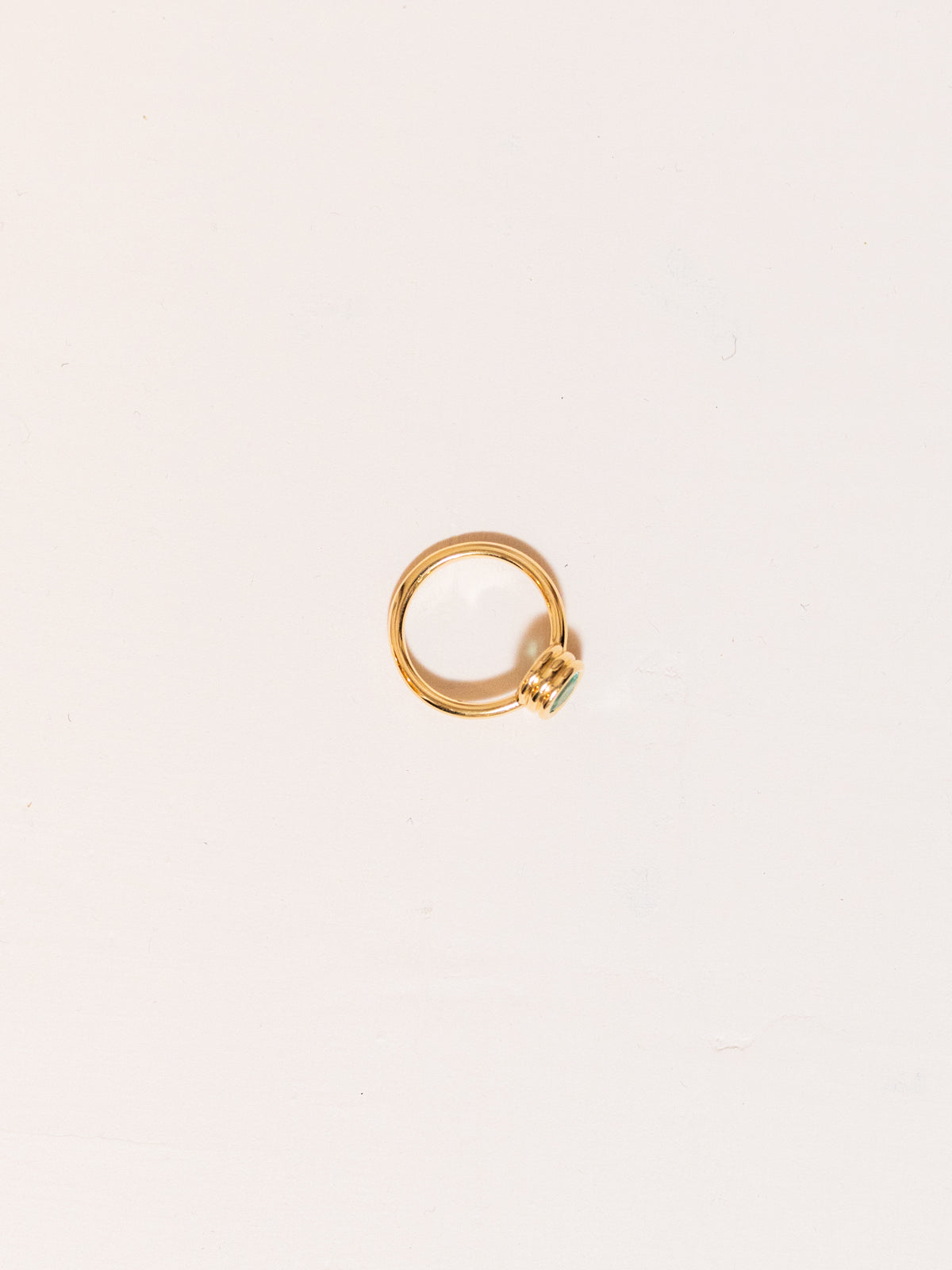 Grotto Ring with Emerald