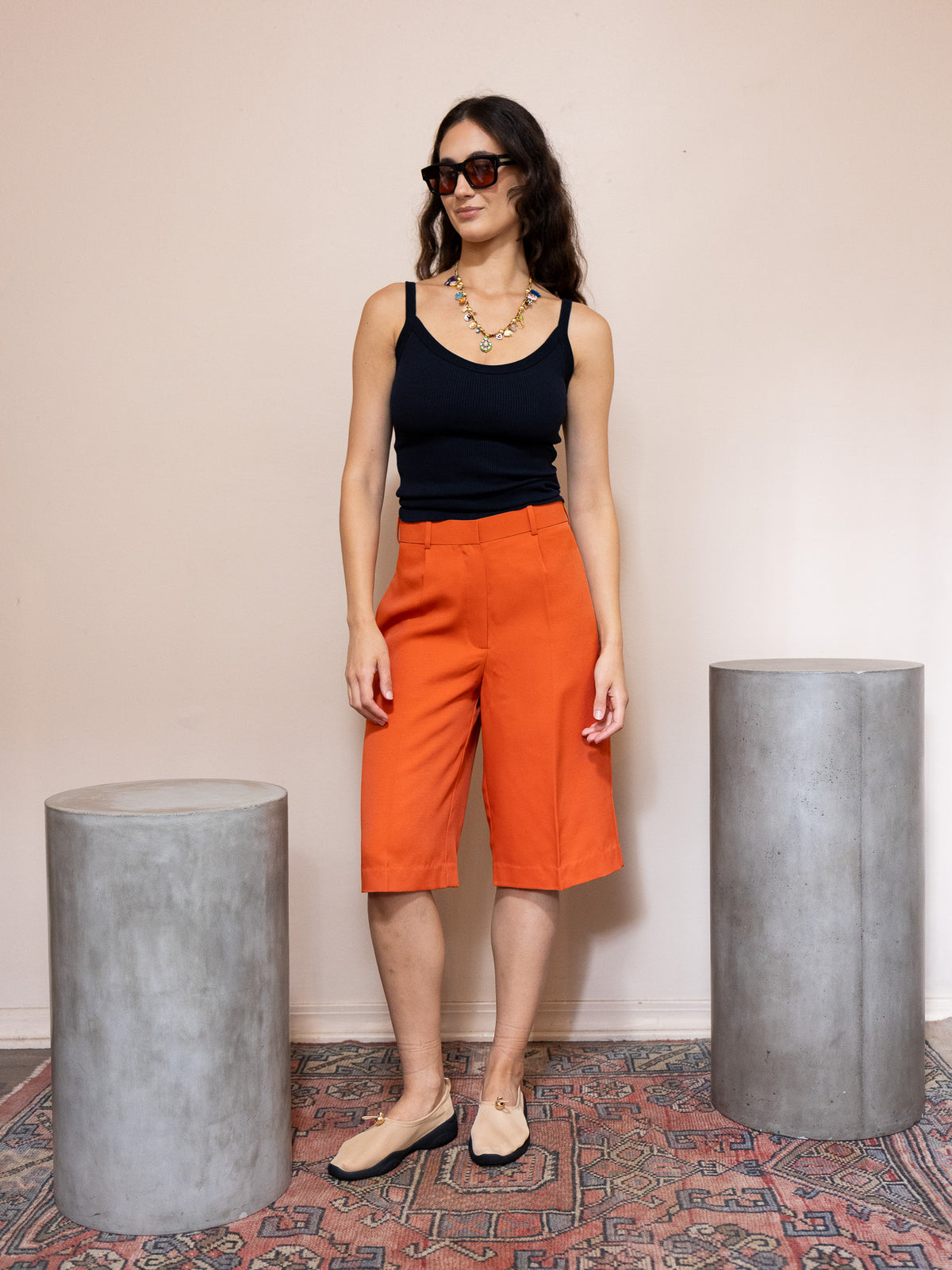 Mid-Rise Bermuda Shorts