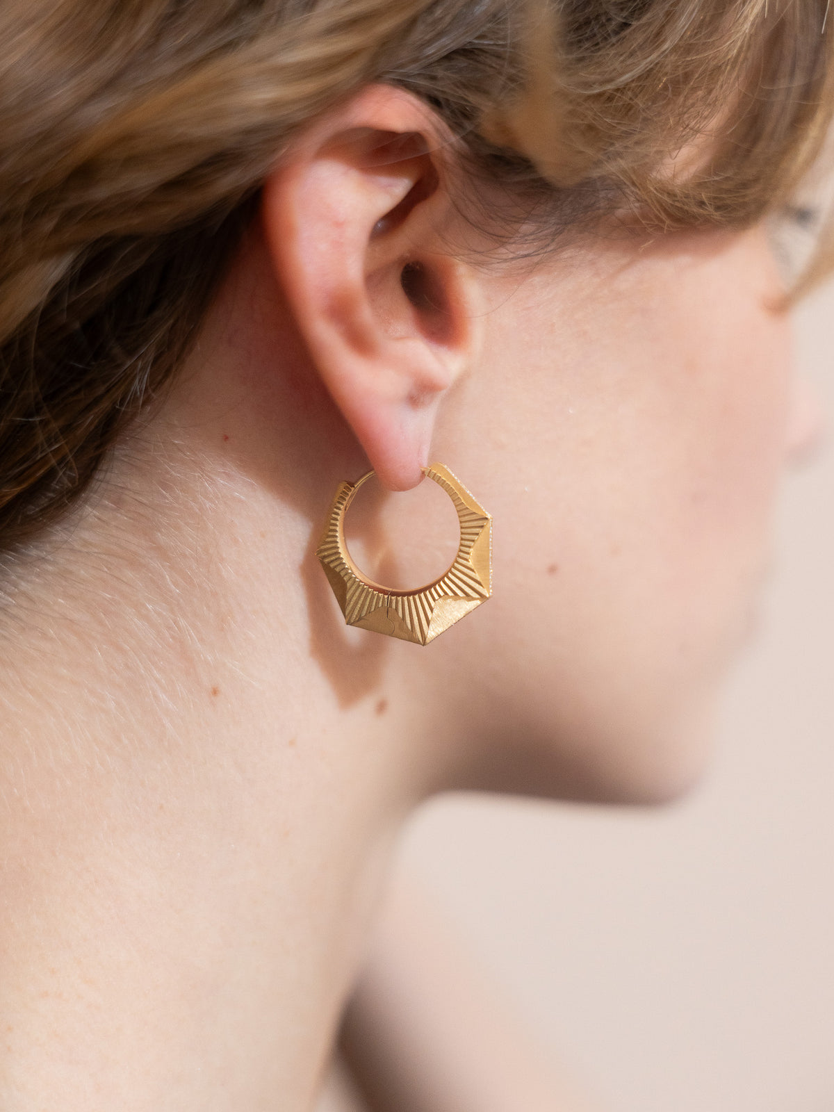 Large Diamond NYC Earring