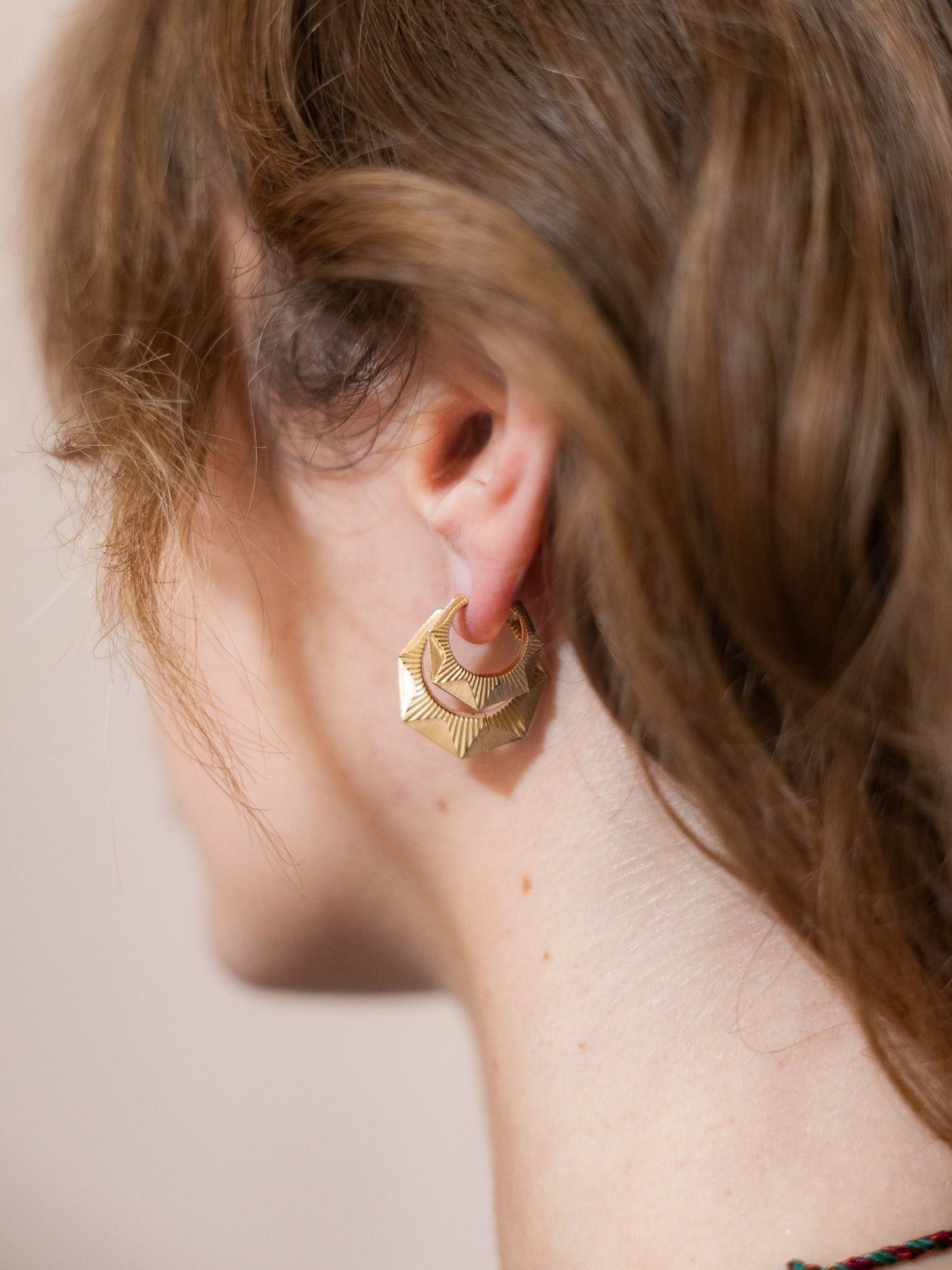 Large Diamond NYC Earring