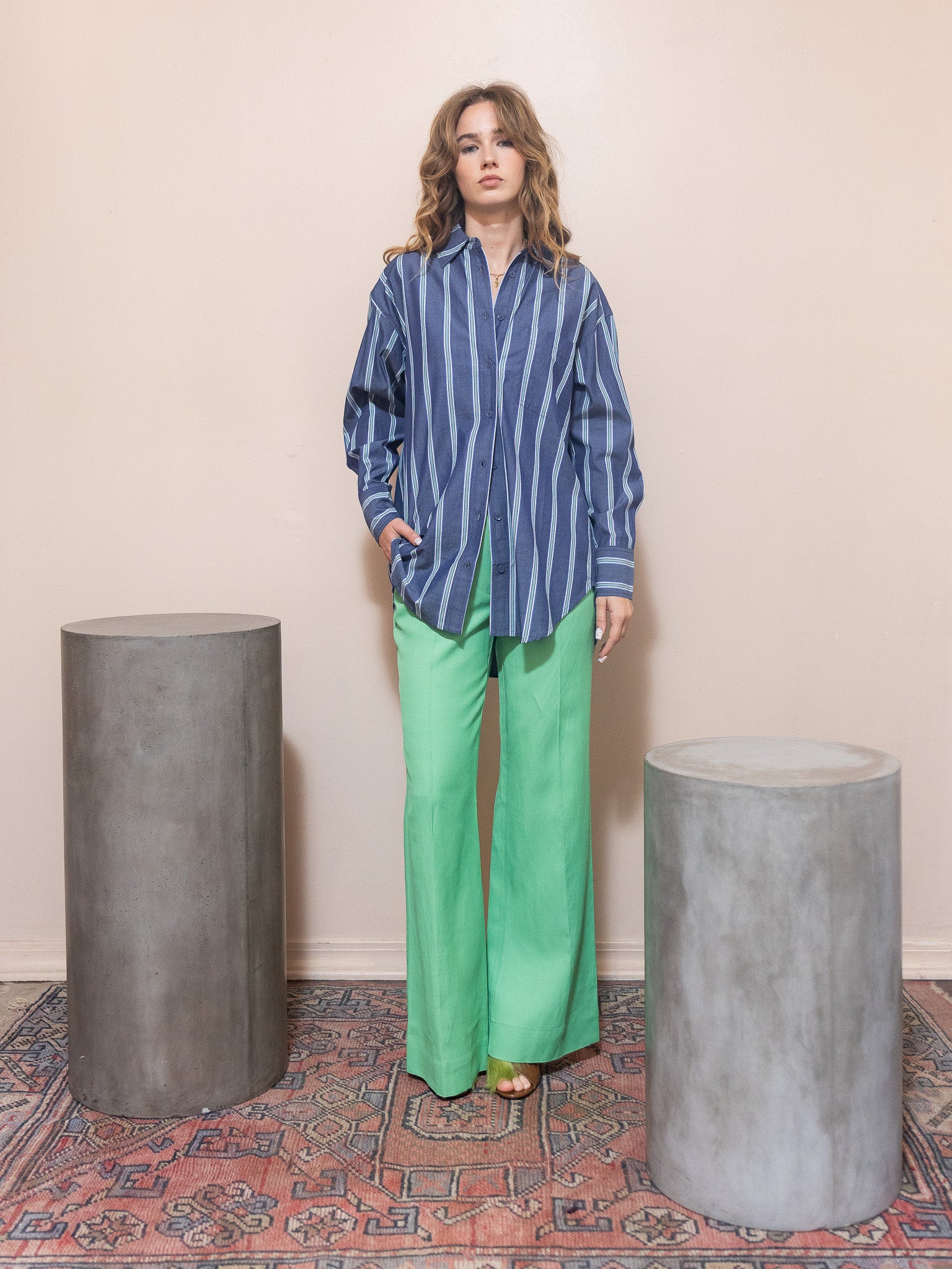 Adi Wide Leg Trousers