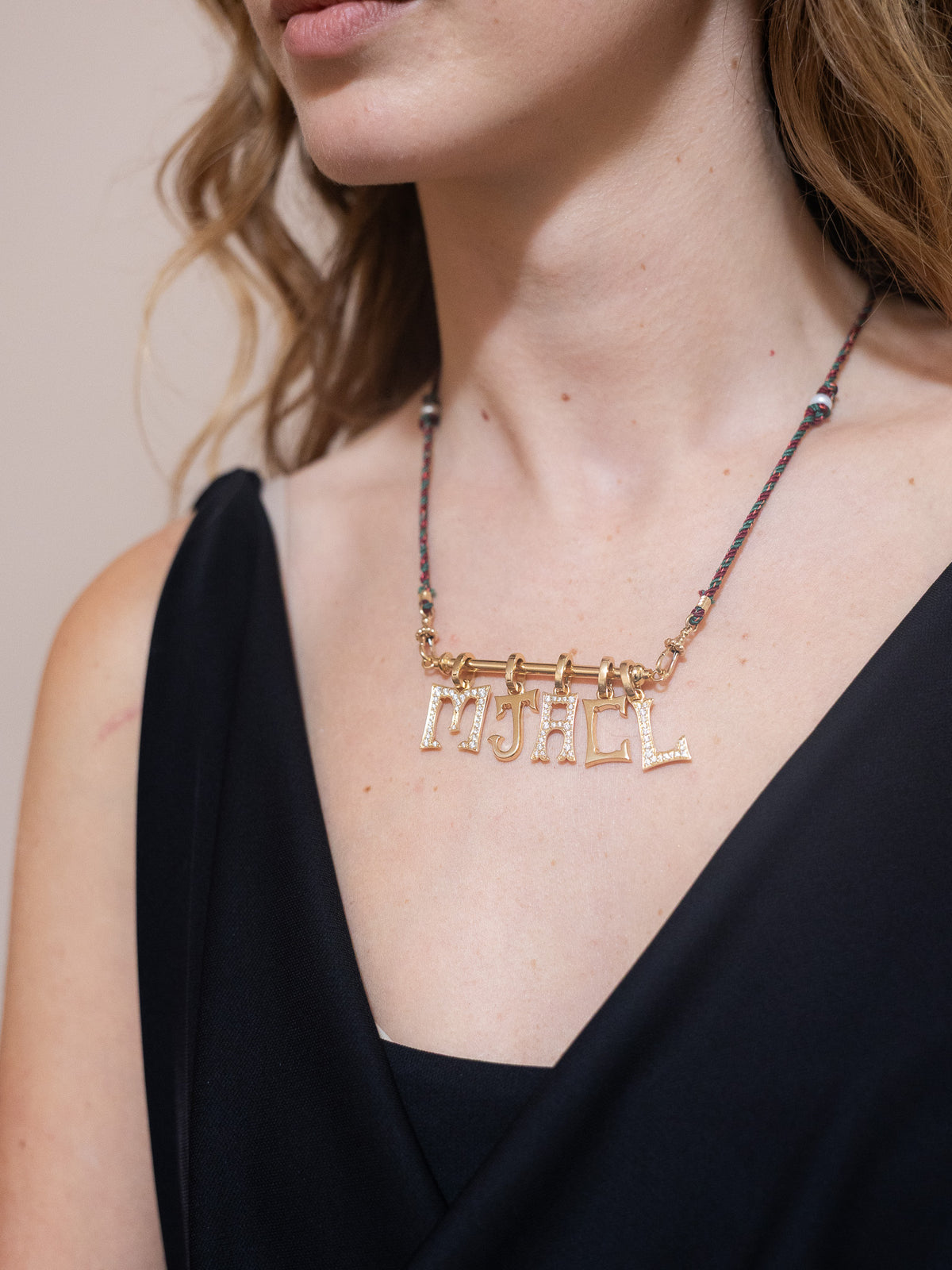 Gold "C" Letter Pendant
