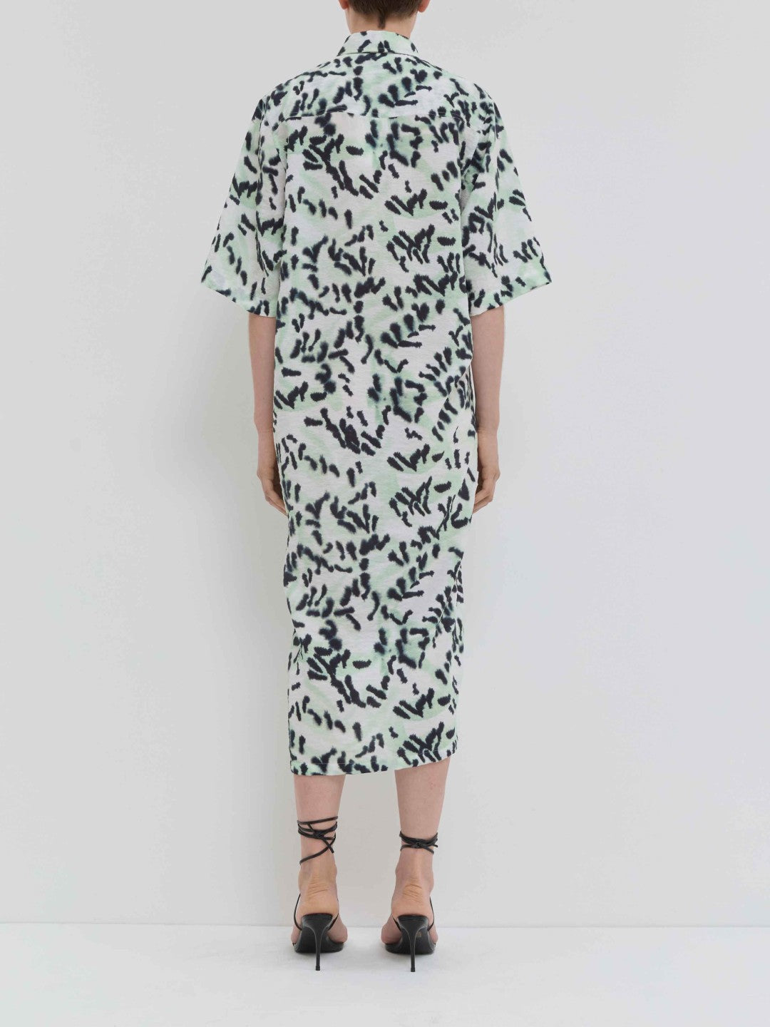 Dababa Dress in Light Jade