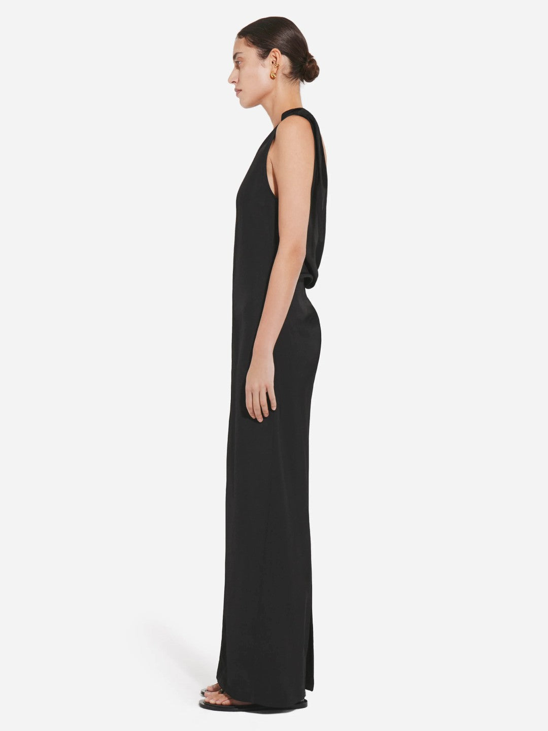 Pleated Slip Dress