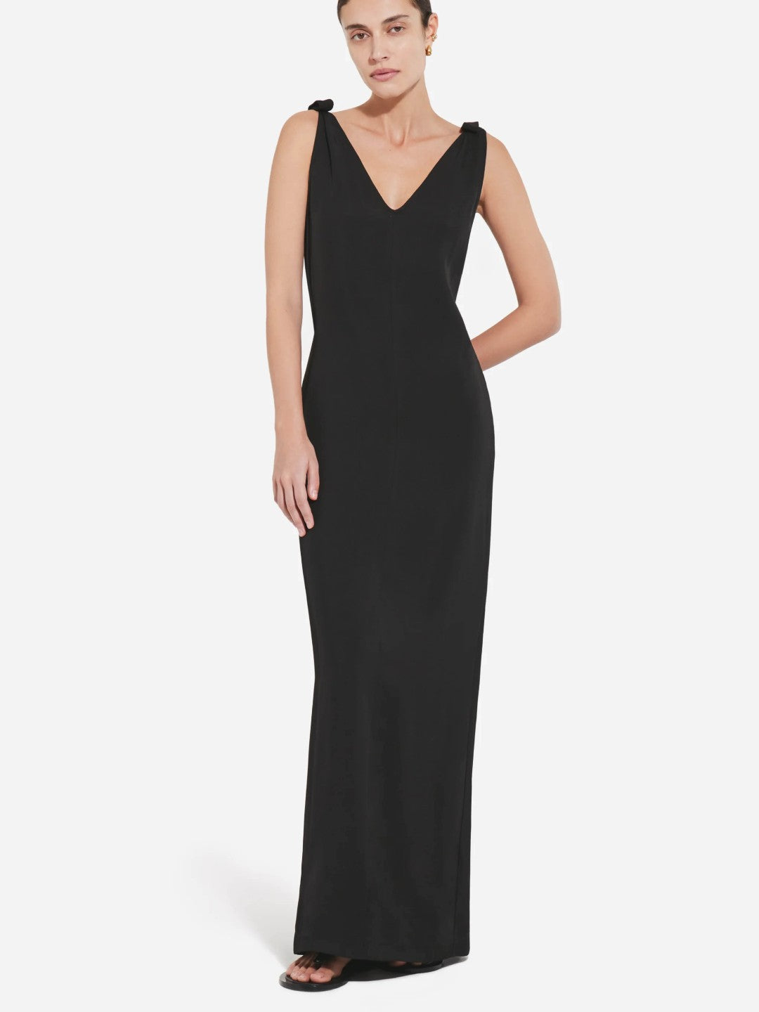 Pleated Slip Dress