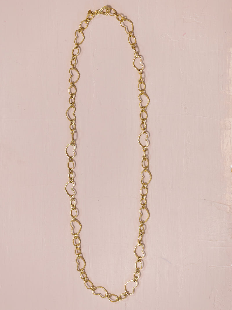 30 inch Heart Link Chain