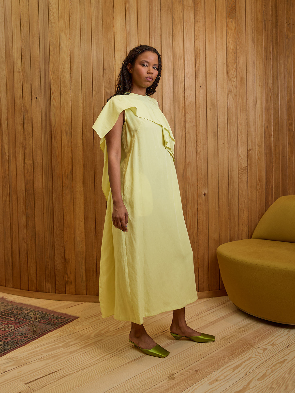 Tea Drape Panel Dress