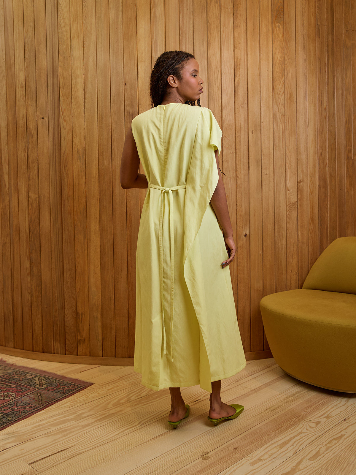Tea Drape Panel Dress