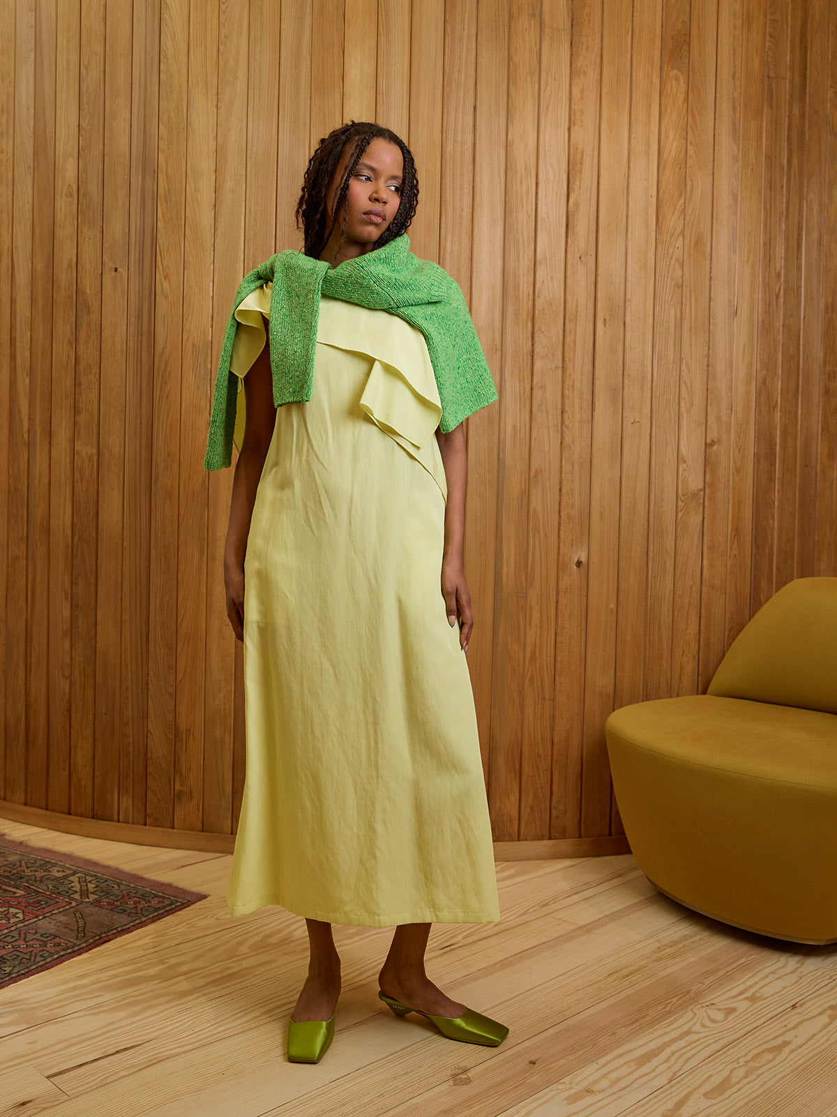 Tea Drape Panel Dress