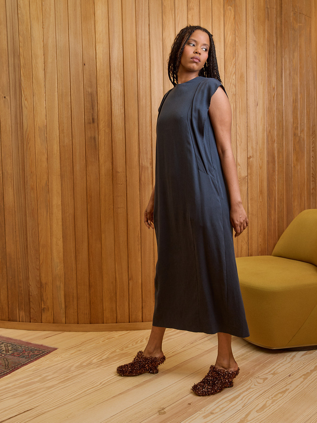 Jenna Drape Sleeve Dress