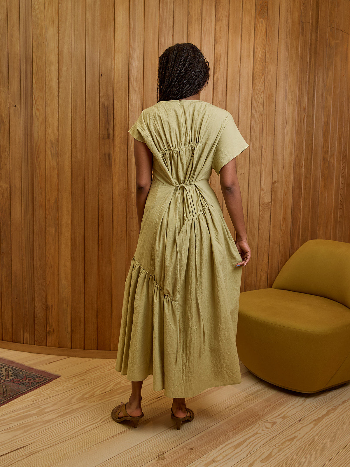 Sara Gather Panel Dress