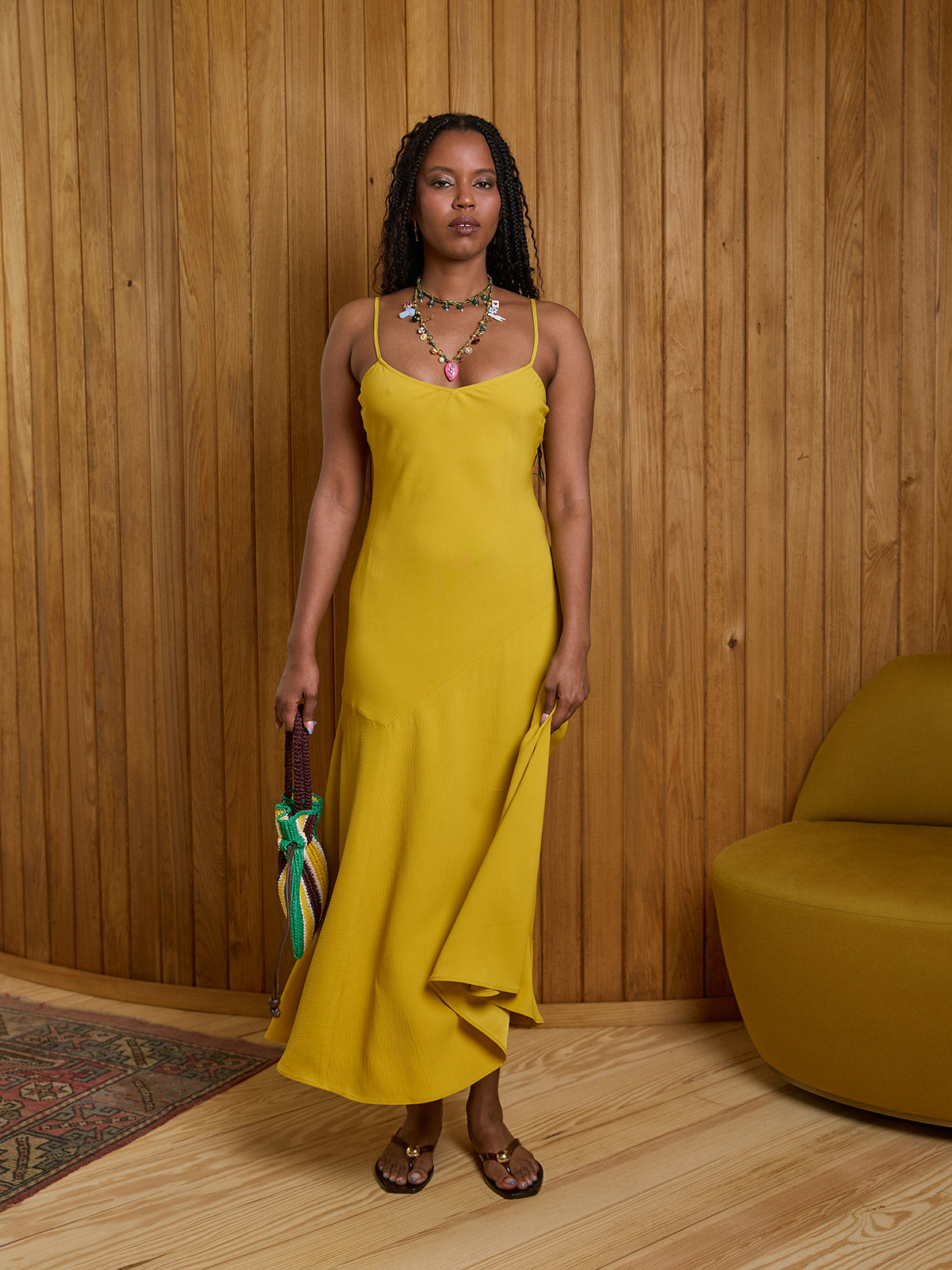 Kasimira Bias Slip Dress