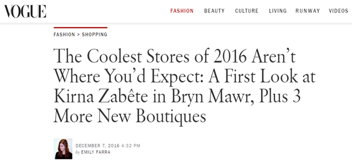 VOGUE, December 2016