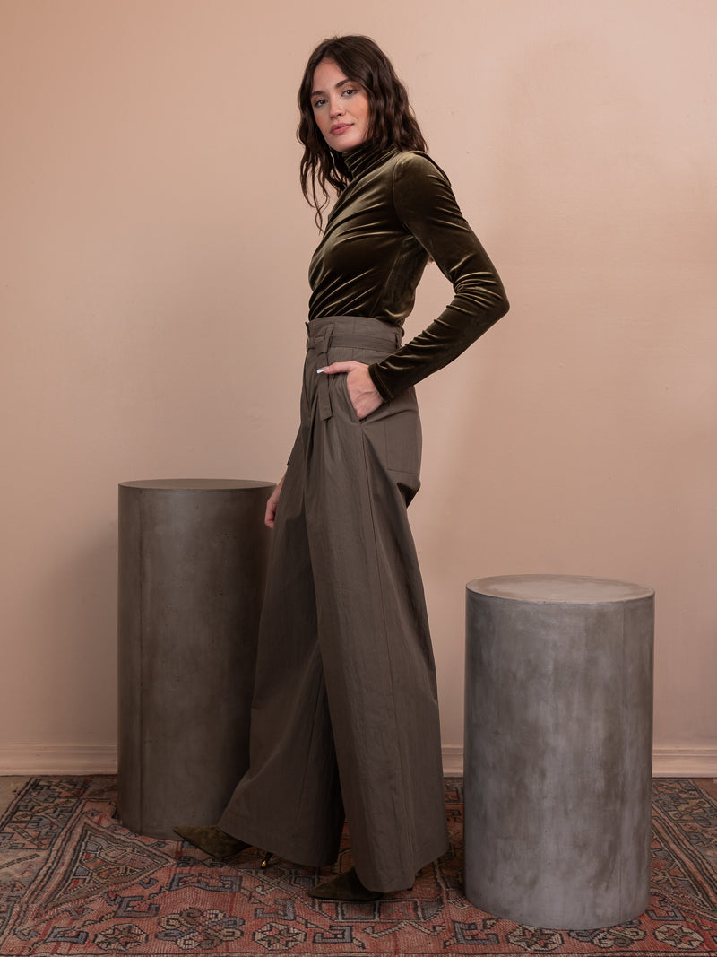 Suiting Wide Leg Trouser