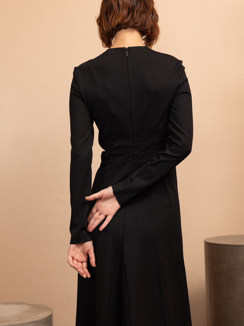 Compact Stretch Knit Gown