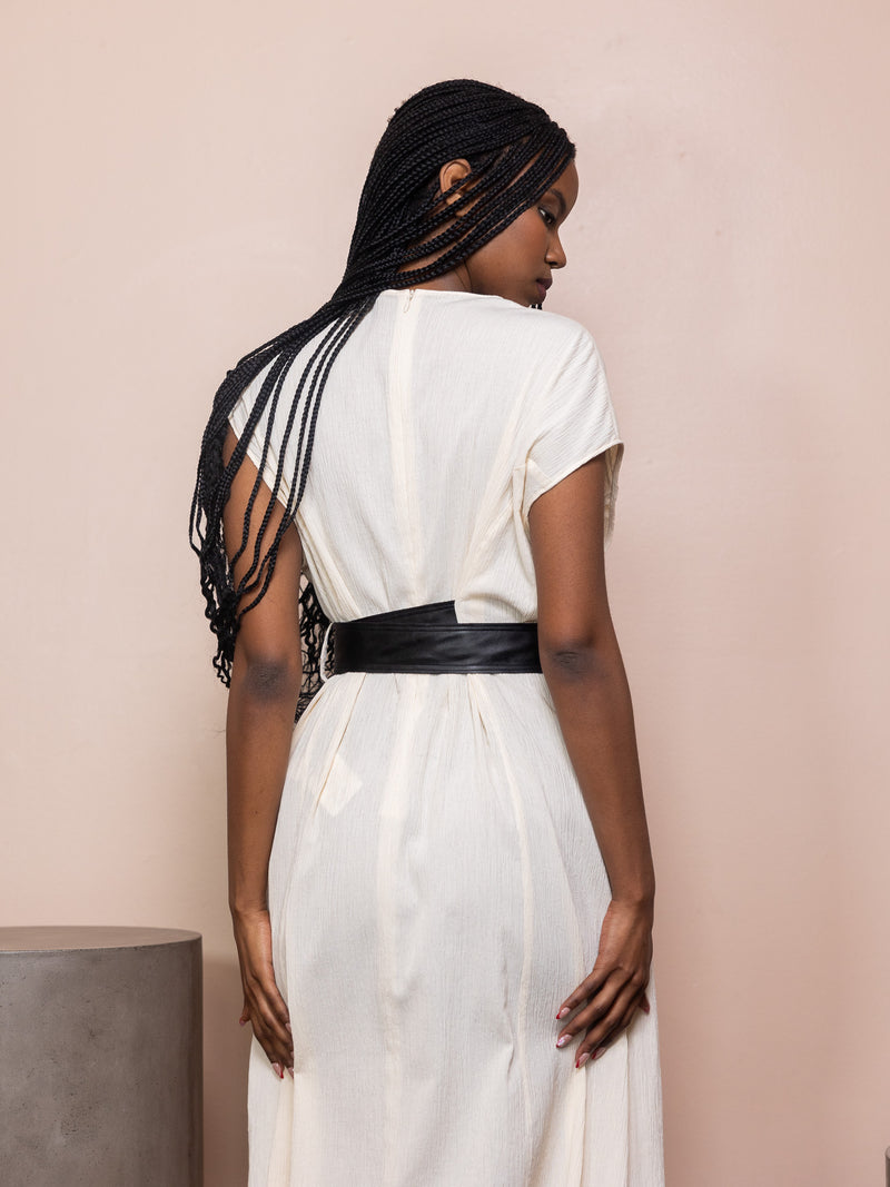 Tuuli Belted Jersey Dress