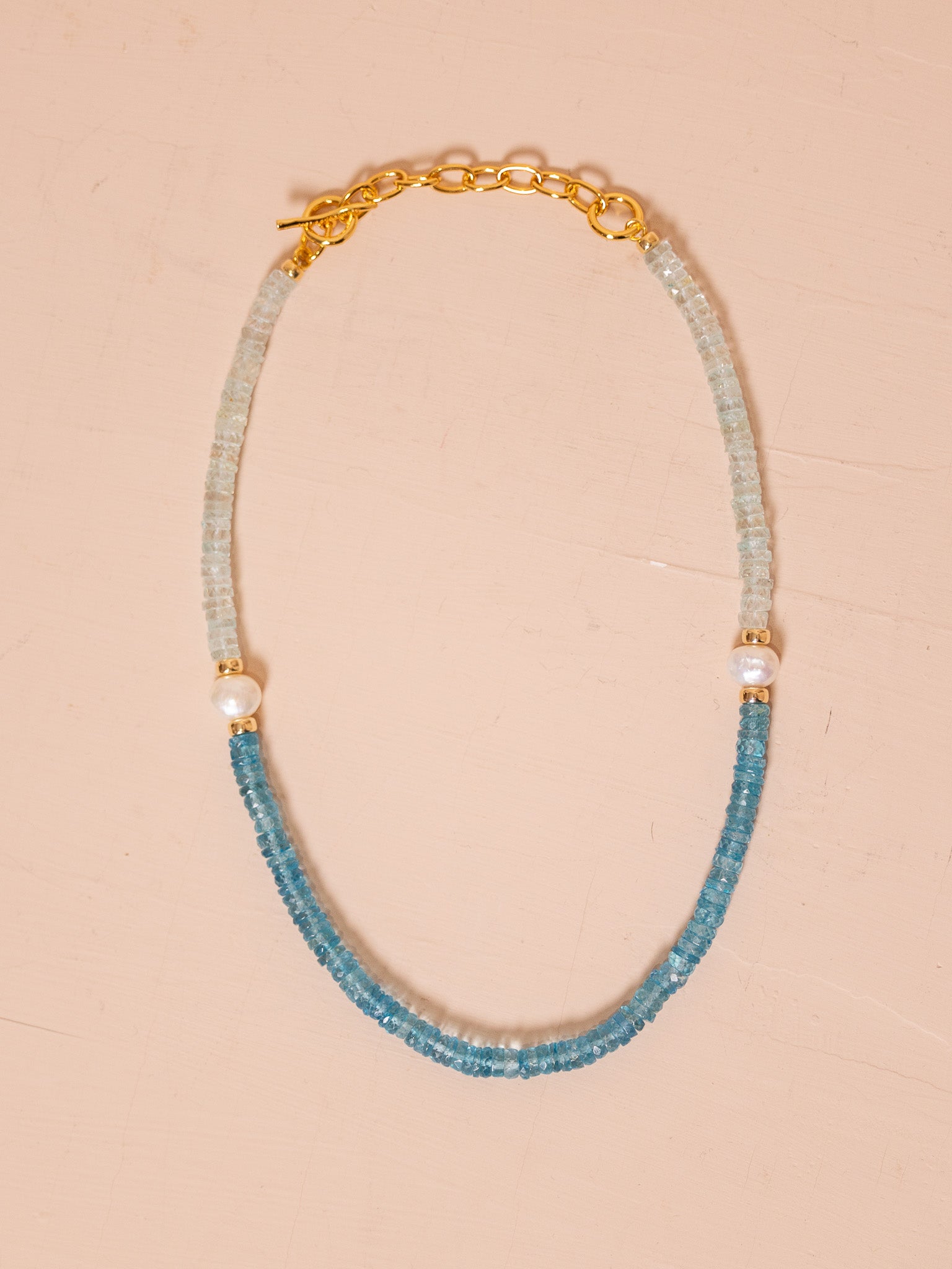 Lizzie Fortunato | Rock Candy Necklace in Blue Crush