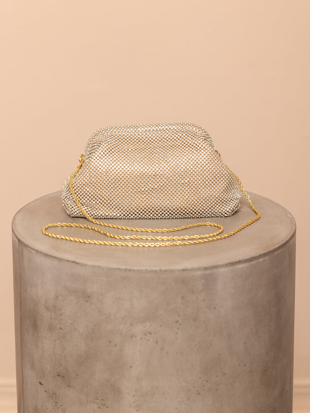 Doreen Frame Pouch in Gold