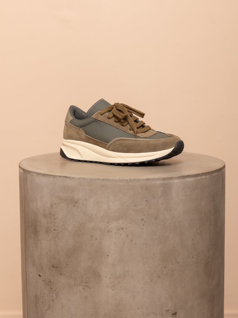 Track Technical Sneakers in Olive