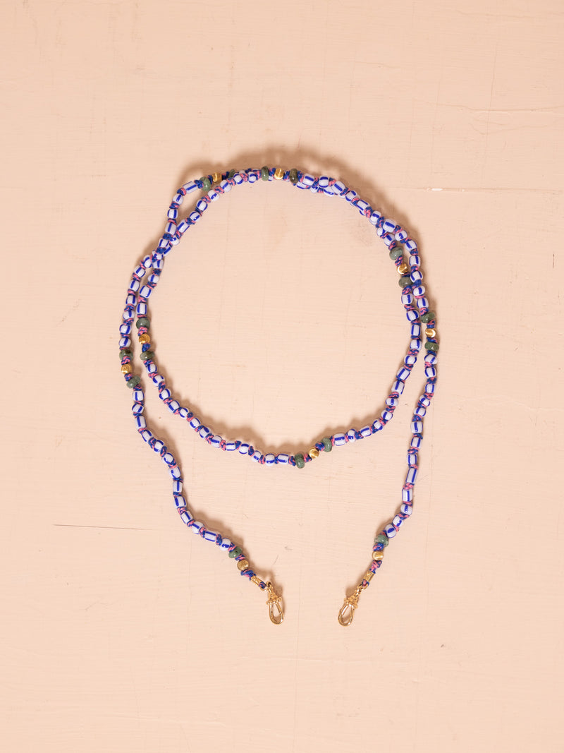 Mauli Beads in Ghana Blue