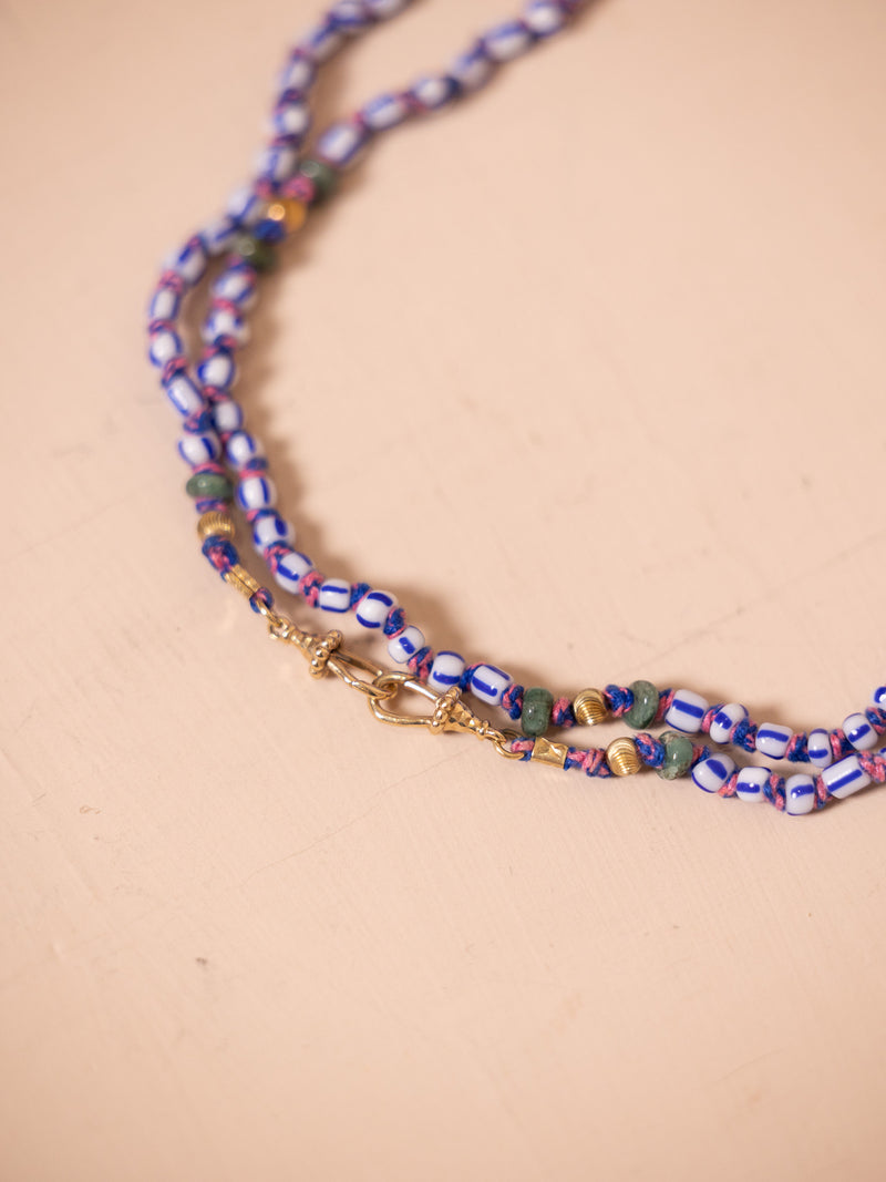 Mauli Beads in Ghana Blue