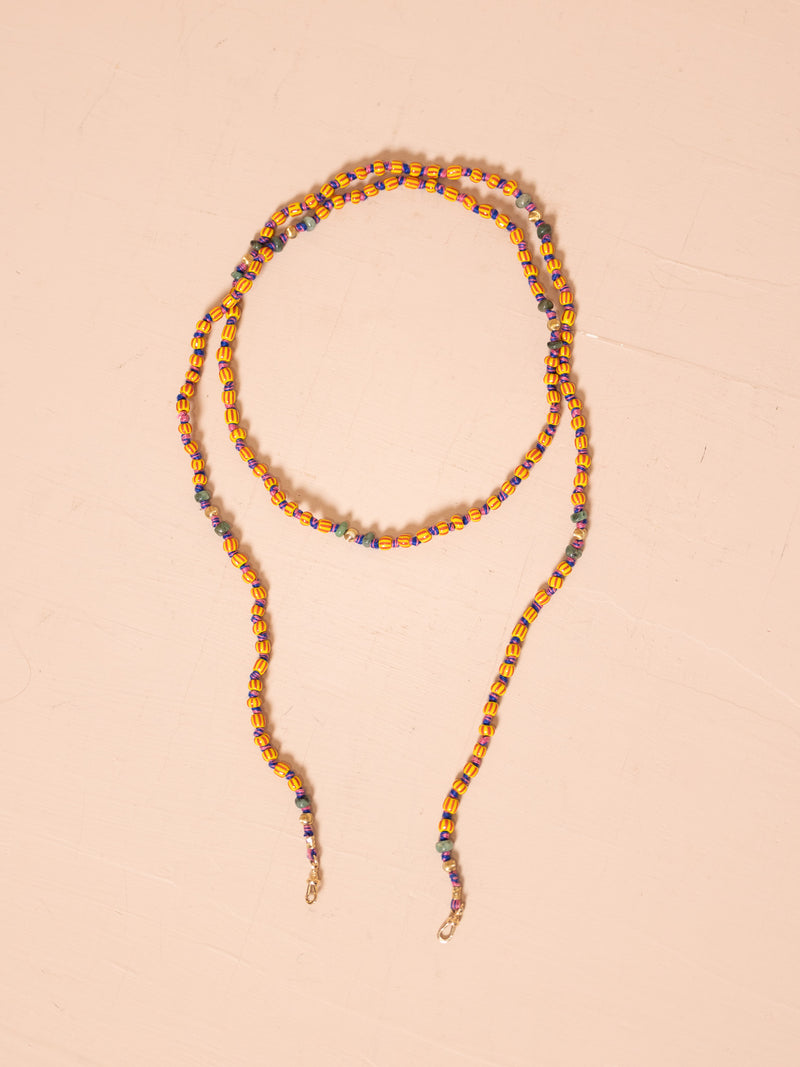 Mauli Beads in Ghana Yellow & Red
