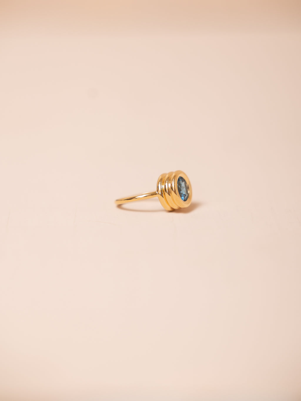 Grotto Ring with Blue Topaz