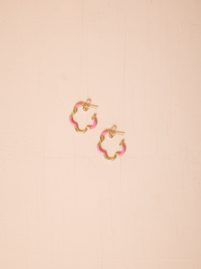 Mini Pink Hoops