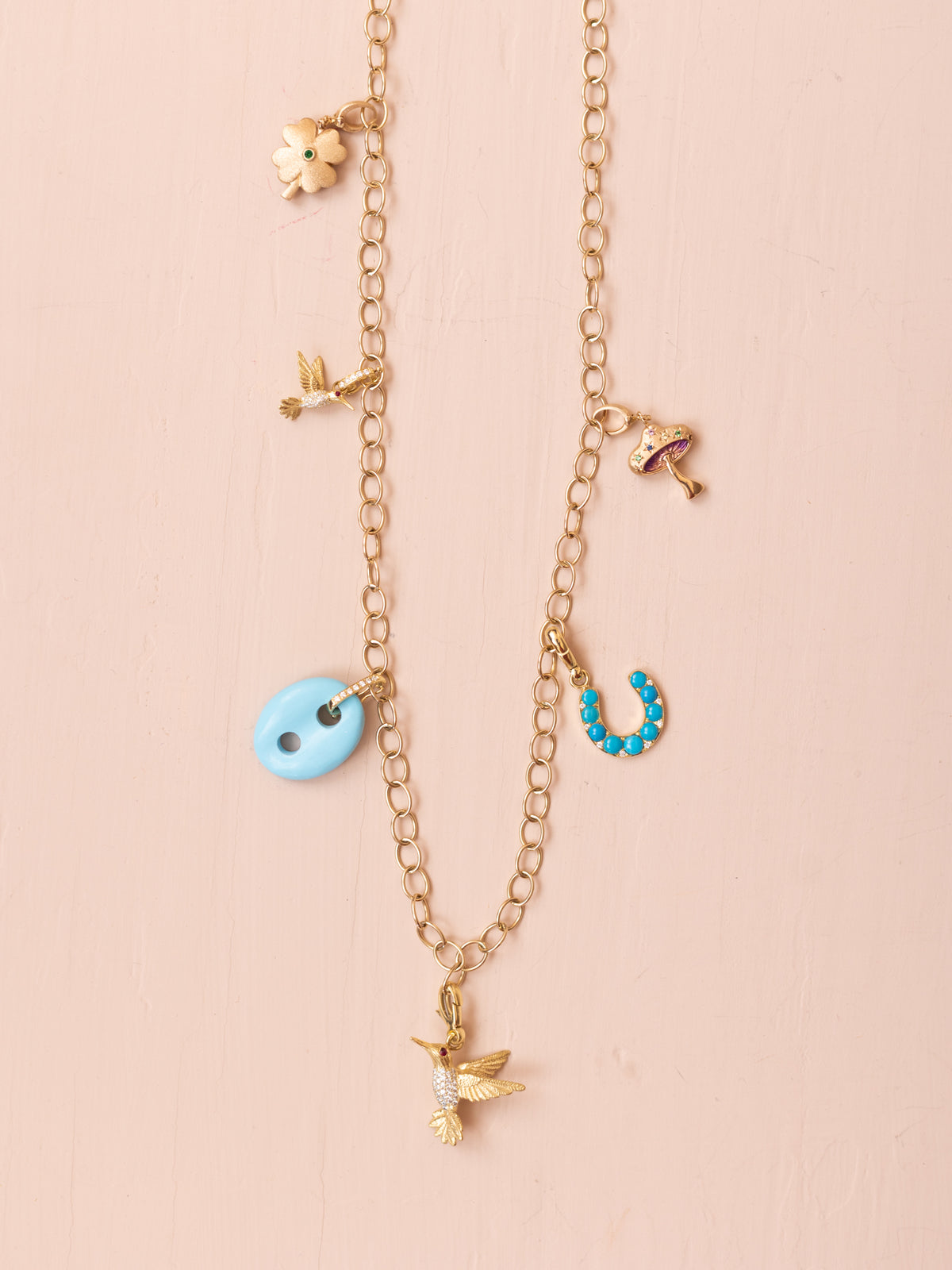 Turquoise Stone Mariner Link