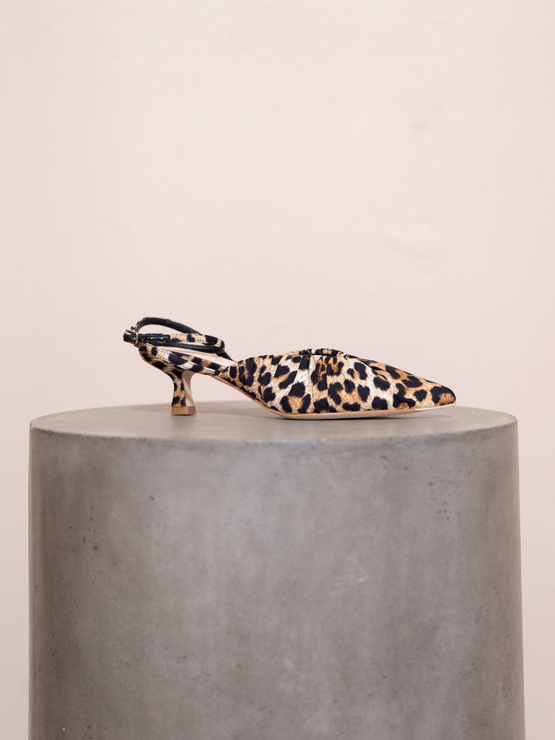 Rio Smocked Kitten Heel