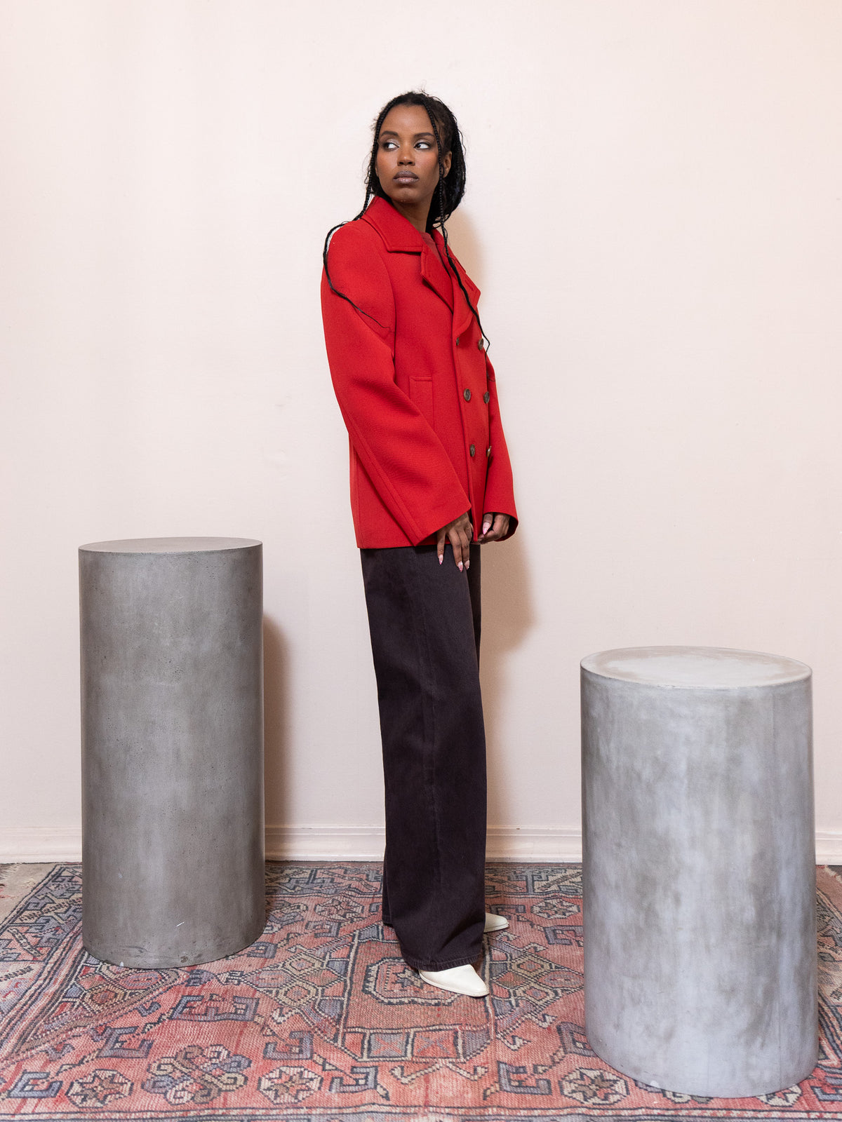 Twisted Double Cloth P-Coat