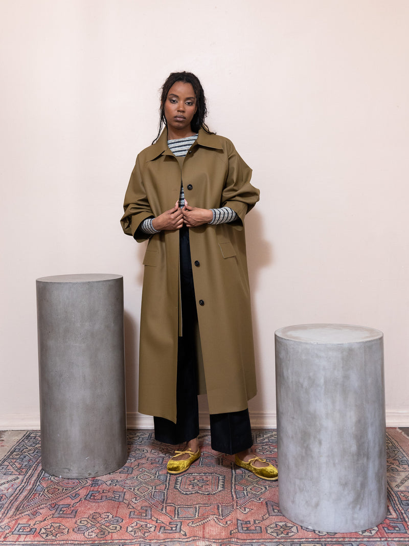 Original Below Rubber Coat in Breen