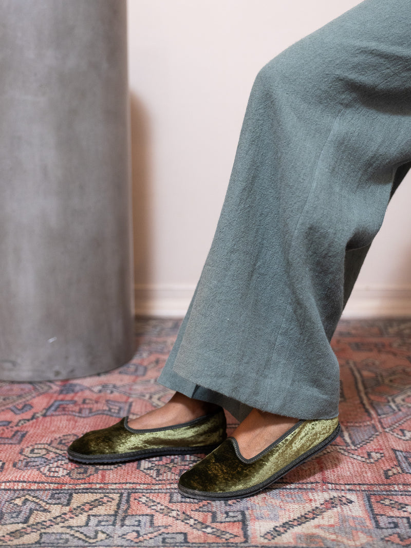 Furlana Satin Velvet Shoe