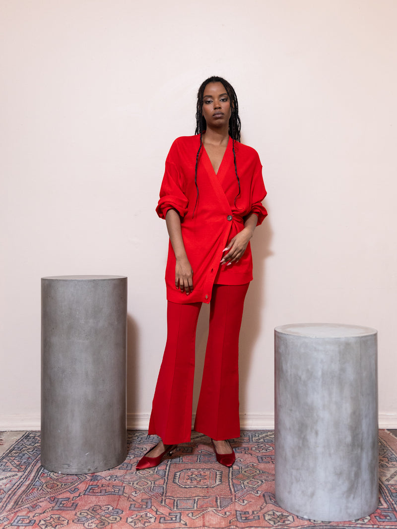 Petite Hana Pull On Flare Pant