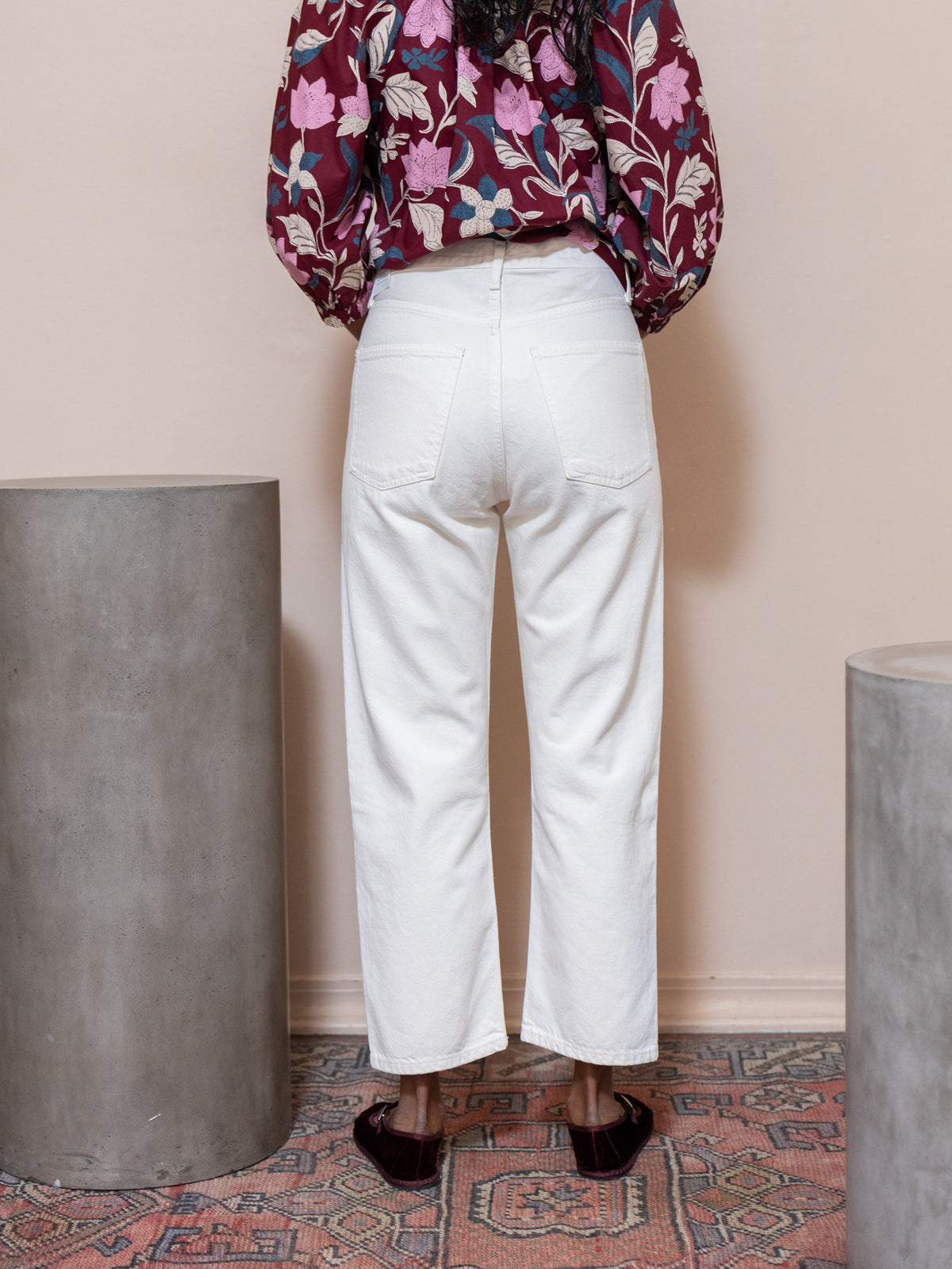 90's Crop Jeans in Fortune Cookie