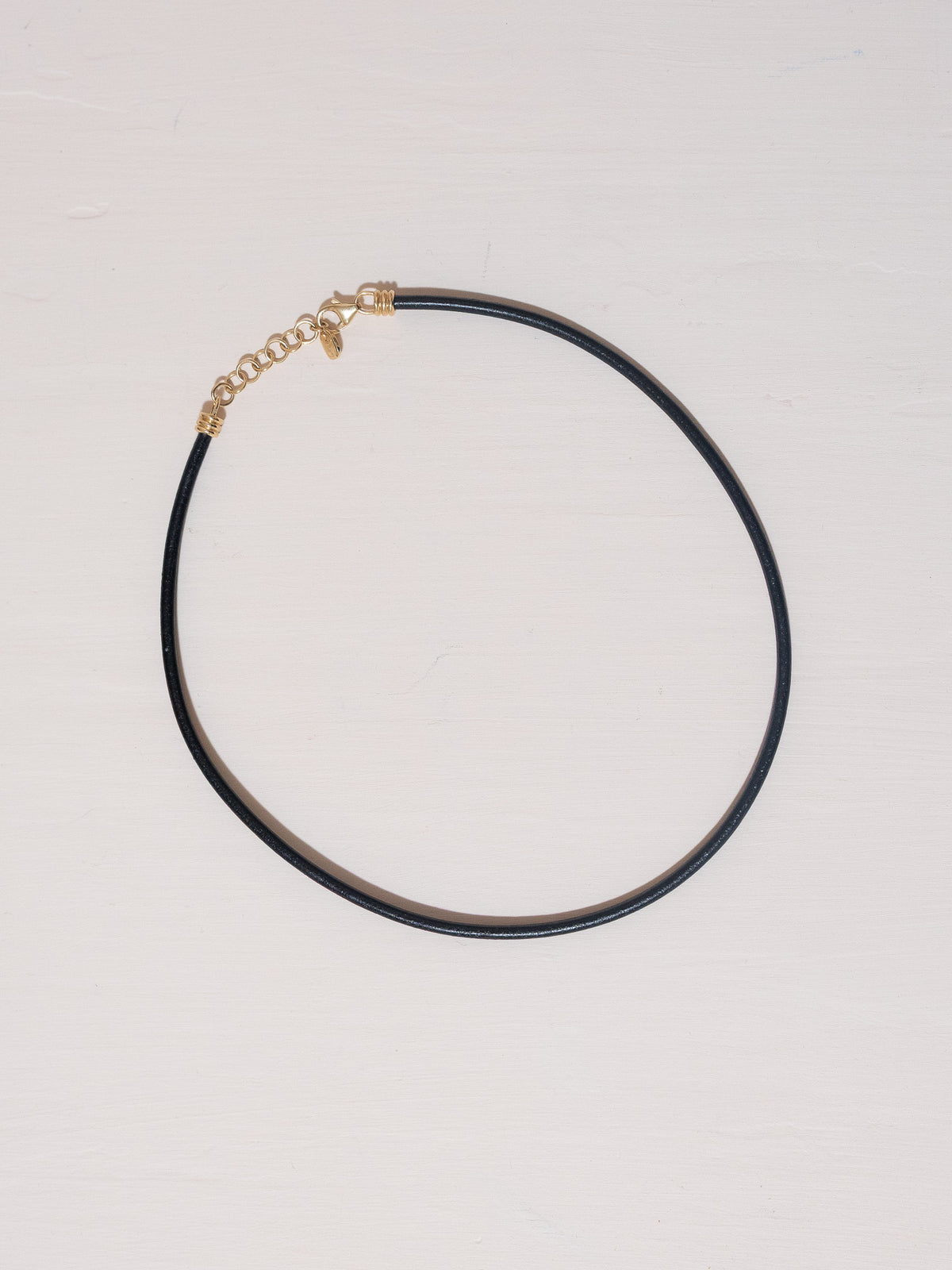 Scuba Black Leather Cord