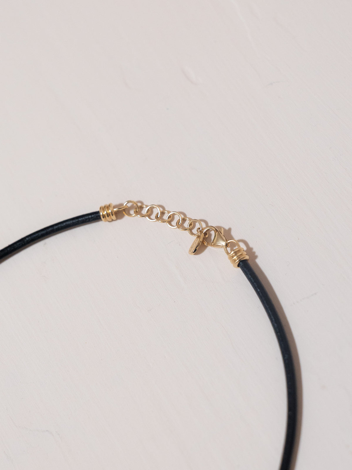 Scuba Black Leather Cord