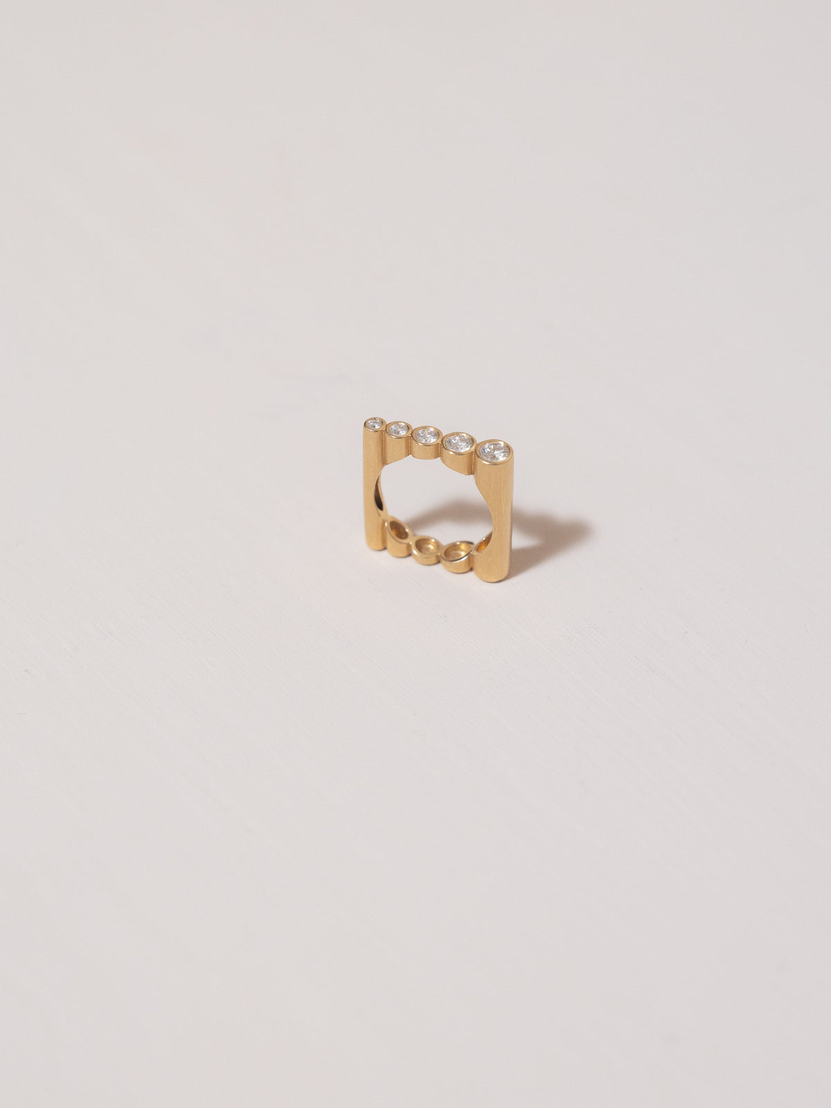 Snorkel Ring with Diamonds