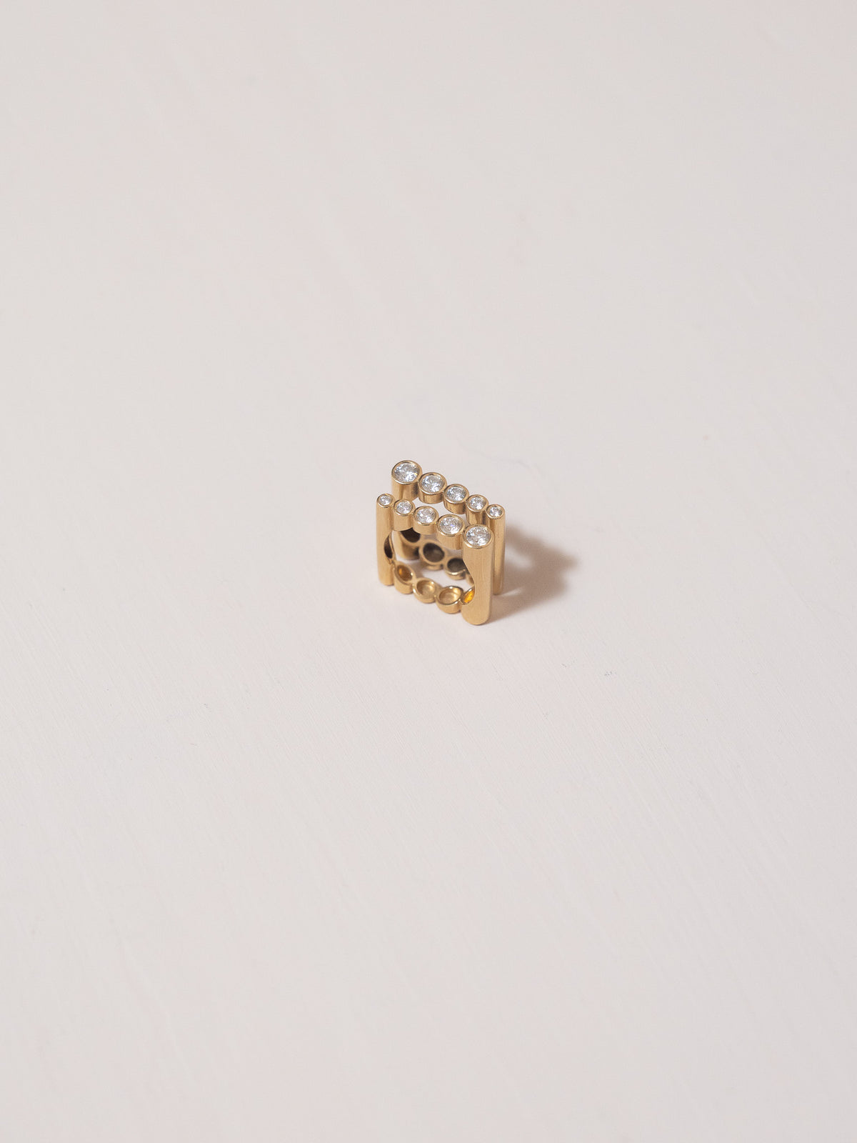Snorkel Ring with Diamonds