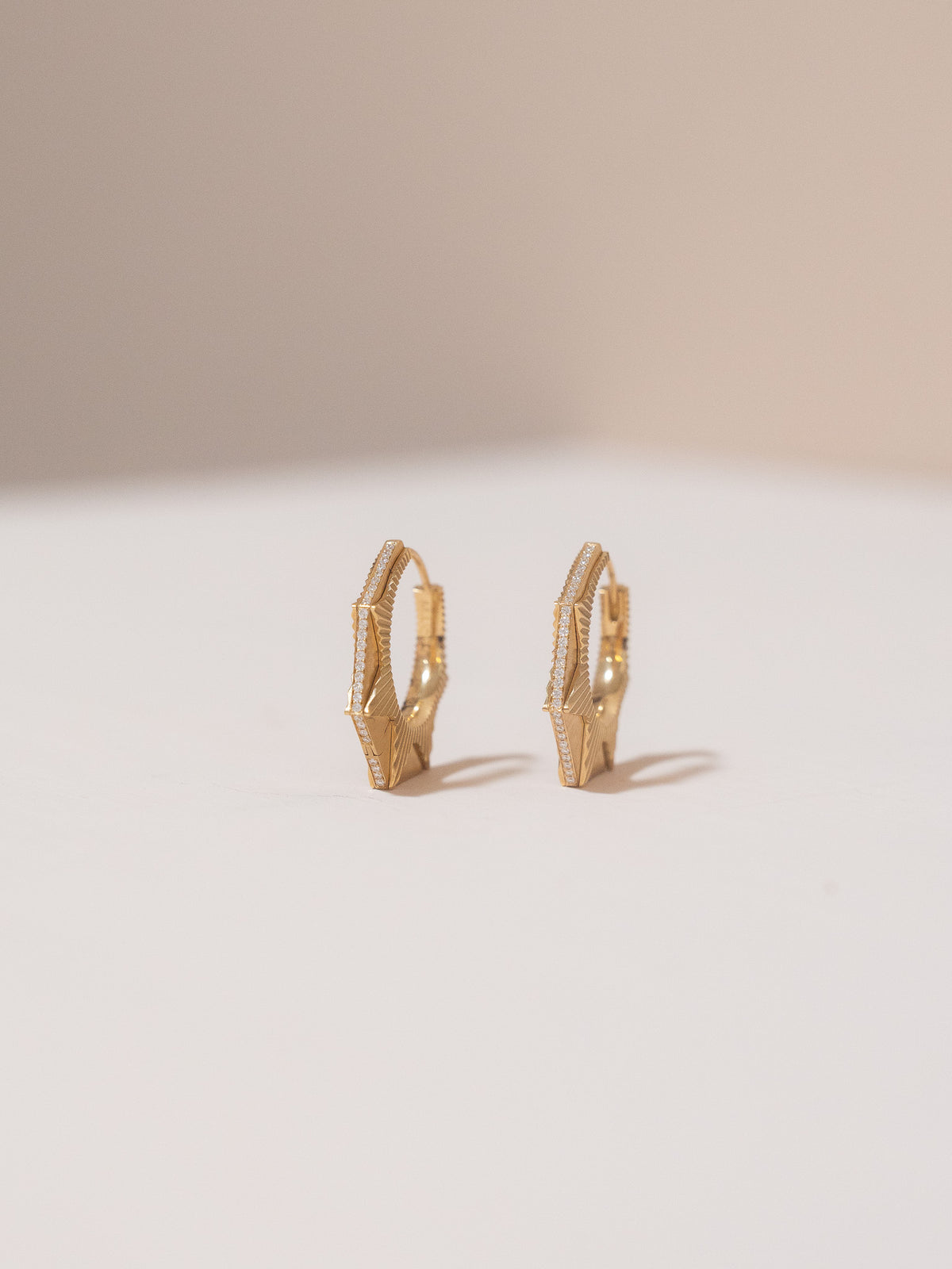 Large Diamond NYC Earring