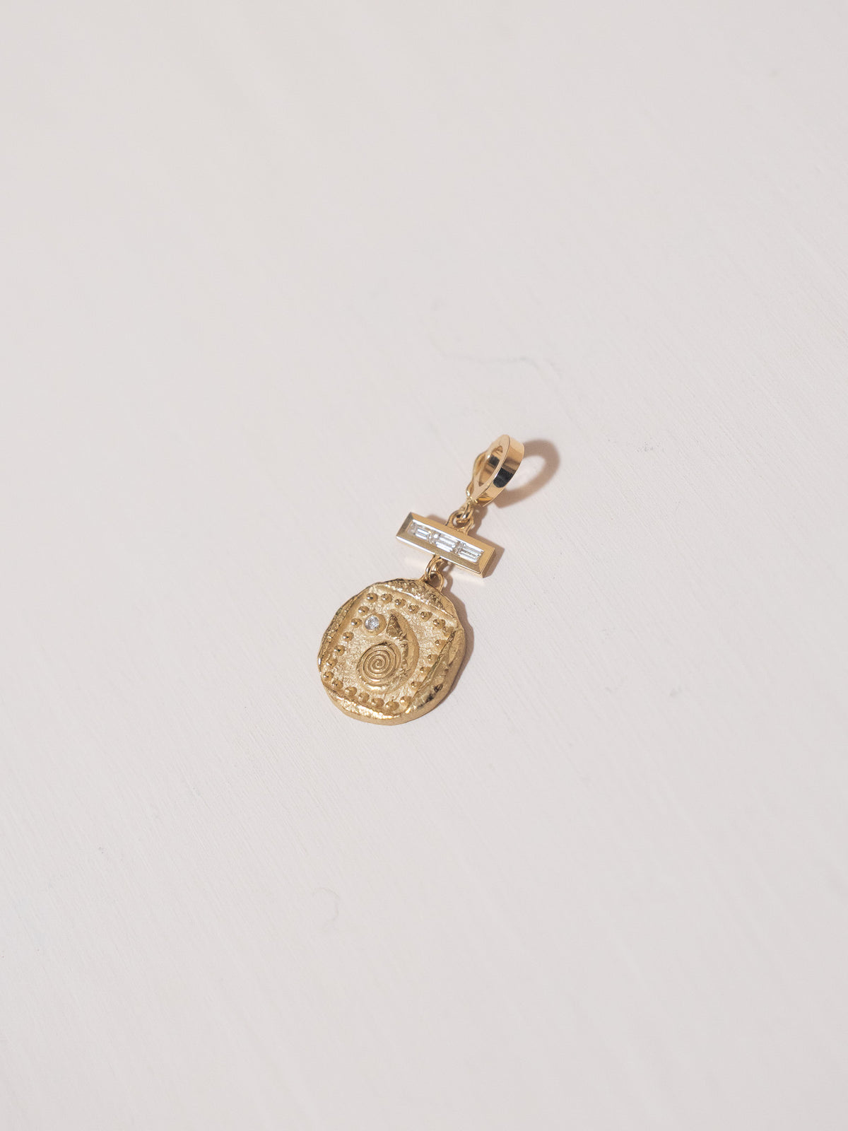 Spiral Seashell Charm