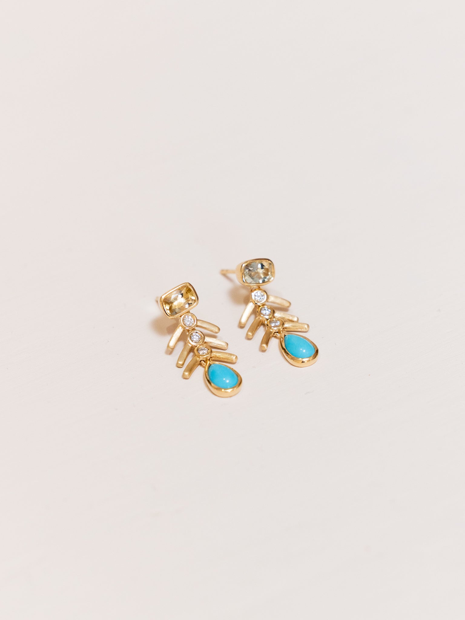 Piska Three Scale Earring